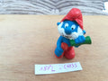 Large Smurf figurine 188L: Researcher Test Tubes China 83 Schleich/Smurf