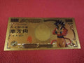 Goku Card Banknote 10000 Yen Dragon Ball Z 24K Gold DBZ Card Carddass Japan NEW