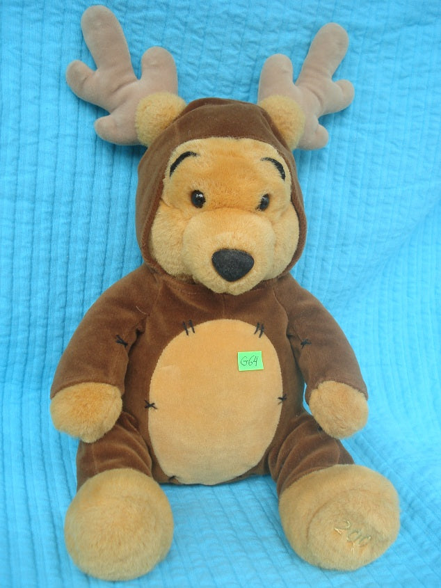 Plush toy #G64: WINNIE (light-up wood) Disney 40cm